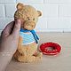 Pig Teddy Sailor Boris. Stuffed Toys. Tatyana Sischuk   TeddyZveri. Online shopping on My Livemaster.  Фото №2