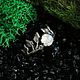 Кольцо «Диадема лесной феи» серебро. Серебряное кольцо с лунным камнем. Кольца. Eliqium. Интернет-магазин Ярмарка Мастеров.  Фото №2