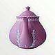 Винтаж: Wedgwood Jasperware Редкий большой заварочный чайник в розовом цвете. Чайники винтажные. Decor.mylove. Ярмарка Мастеров.  Фото №4