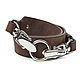 Leather belt with designer buckle. Straps. V&V Leather Studio. Online shopping on My Livemaster.  Фото №2