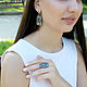 Earrings, ring and pendant Rock Carvings made of silver 925 RO0029, Jewelry Sets, Yerevan,  Фото №1