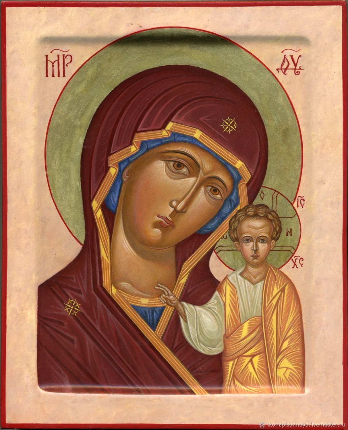 Образ Казанской иконы Пресвятой Богородицы
