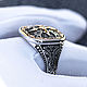 Signet ring:Personal ring for men. Signet Ring. aleksandr5 (Aleksandr5). Online shopping on My Livemaster.  Фото №2