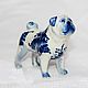 Order Porcelain figurine figurine for interior gzhel dog breed Pug. Moscow Kerry (porcelaindogs). Livemaster. . Figurines Фото №3