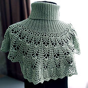 Аксессуары handmade. Livemaster - original item Crocheted shirt front 