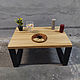 Order Copy of Industrial style coffee table made of natural wood. dekor-tseh. Livemaster. . Tables Фото №3