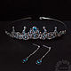 Корона с камнями голубой кварц "Ice crown". Короны. Кулоны, гребни и другие украшения с камнями ручной работы (del-moro). Ярмарка Мастеров.  Фото №4