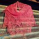 Coral Reef Minishal openwork knitted linen, Wraps, Borskoye,  Фото №1
