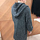 Long men's cardigan with a hood. Mens outerwear. SHAPAR - knitting clothes. Online shopping on My Livemaster.  Фото №2