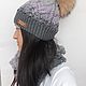 Заказать Сиреневая нежность. Надежда Гутова ,,WOOL CAP. Ярмарка Мастеров. . Шапки Фото №3