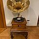Граммофон деревянный His master's voice, Другие инструменты, Москва,  Фото №1