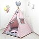 Вигвам на 5 опор ( вигвам 5 граней). Вигвам. Маргарита tipi_workshop. Интернет-магазин Ярмарка Мастеров.  Фото №2