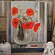 "Poppies near the window" oil Painting flowers in a vase, Pictures, Moscow,  Фото №1