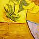 The Painting Is A Copy Of Van Gogh Sunflowers In A Vase On The Table. Pictures. orlovaalla. My Livemaster. Фото №5