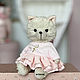 Кот тедди, кот ручной работы, коллекционный кот. Тедди Зверята. MyTeddyStore. Интернет-магазин Ярмарка Мастеров.  Фото №2