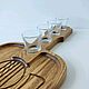 Менажница - шотница Гитара. Менажницы. Welovewood. Интернет-магазин Ярмарка Мастеров.  Фото №2