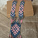 gerdan (gaitan) of beads 'denim pattern'. Necklace. Slava. My Livemaster. Фото №6