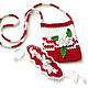 A handbag and a bracelet for girls knitted cotton set, Bags for children, Yurga,  Фото №1