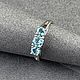 Кольцо с голубыми апатитами 1,08 ct, Кольца, Уфа,  Фото №1