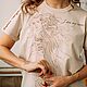 T-shirt painting Drawings on T-shirts Venus Botticelli. T-shirts. nataliadenimart. Online shopping on My Livemaster.  Фото №2