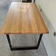 Dining table made of oak 800h1400 mm. Tables. aleksej-ixw. My Livemaster. Фото №6