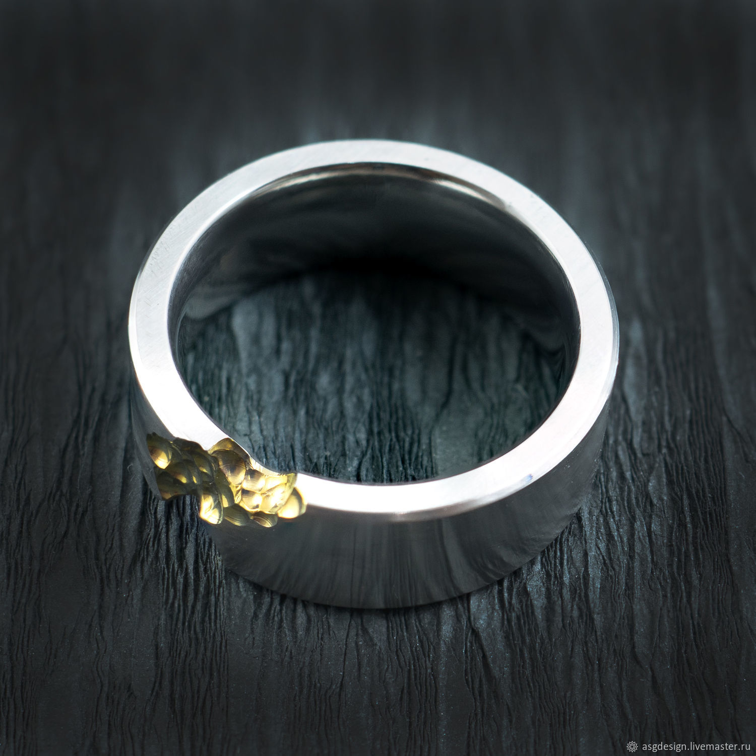 Матовое кольцо для