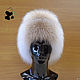 Vip hat women's fur on a knitted base fur shadow frost. Caps. Mishan (mishan). Online shopping on My Livemaster.  Фото №2