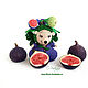 Knitted toys. figs! Collection ' Flower hedgehogs!'. Amigurumi dolls and toys. Cross stitch and beads!. My Livemaster. Фото №5