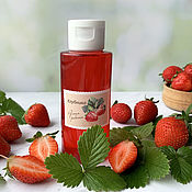 Косметика ручной работы handmade. Livemaster - original item Strawberry sulfate-free shampoo. Handmade.