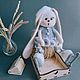 Bunny Baby-figure skater, handmade. Amigurumi dolls and toys. Natalya_Sholokhova. Online shopping on My Livemaster.  Фото №2