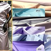 Материалы для творчества handmade. Livemaster - original item Fabrics:STRETCH SATIN DRESS SUIT - FRANCE - 6 COLORS. Handmade.