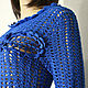 Odette Crochet Dress. Silk, cotton. Dresses. Crochet by Tsareva. Online shopping on My Livemaster.  Фото №2