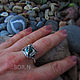 Silver ring with turquoise. Ring. BOR.N | avtorskoe serebro. My Livemaster. Фото №4