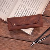 Clutch made of genuine leather Lima
