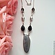Серебряный комплект NOT BLACK из Агата, кварца и оникса. Комплекты украшений. AD Boutique. Ярмарка Мастеров.  Фото №4