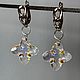 Серьги Swarovski. Серьги классические. TLN North. Ярмарка Мастеров.  Фото №9