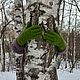 Перчатки женские из пуха норки. Перчатки. Светлана Сосунова. Ярмарка Мастеров.  Фото №5