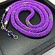  Purple Bead Harness. Lariats. Kairos. My Livemaster. Фото №4