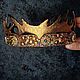 Fantasy crown 'Golden Horns'. Crowns. Felt Hats Shop. Online shopping on My Livemaster.  Фото №2