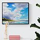 Oil painting sea Seascape sky Painting, Pictures, Moscow,  Фото №1