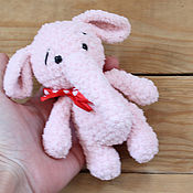 Куклы и игрушки handmade. Livemaster - original item Elephant Knitted plush toy Pink Amigurumi Marshmallow. Handmade.