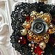 -35%Серьги"Black Queen"в стиле DG. Серьги классические. Oksana Prince. Ярмарка Мастеров.  Фото №6