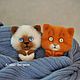 Order felted Cat brooch. Felt toy fromKristina Antropova. Livemaster. . Brooches Фото №3