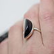 Ring with onyx 'Black month', silver. Rings. EdGems jewerly. My Livemaster. Фото №5