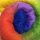 Cardoons NZ. Rainbow. 27 MD Germany. wool for felting. Carded Wool. KissWool. Online shopping on My Livemaster.  Фото №2