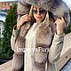 Парка с блюфрост и цельным капюшоном. Парки. YANA KRAFT BRAND. Ярмарка Мастеров.  Фото №5