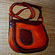 Leather bag 'JAGDTASH URBAN' medium. Classic Bag. NETABUKVA. My Livemaster. Фото №6
