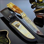 Сувениры и подарки handmade. Livemaster - original item Collection knife from Damascus z114. Handmade.
