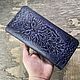 Сова кошелек на молнии из натуральной кожи фиолетовый. Кошельки. Iron Arm Leatherworks (Екатерина). Ярмарка Мастеров.  Фото №6