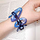 Crystal resin bracelet. Braided bracelet. AnnaMalnaya. Online shopping on My Livemaster.  Фото №2